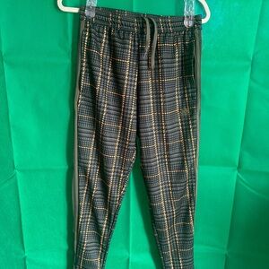 Carmen’s Casual Collection- Adidas Plaid Patterned Jogger Pants